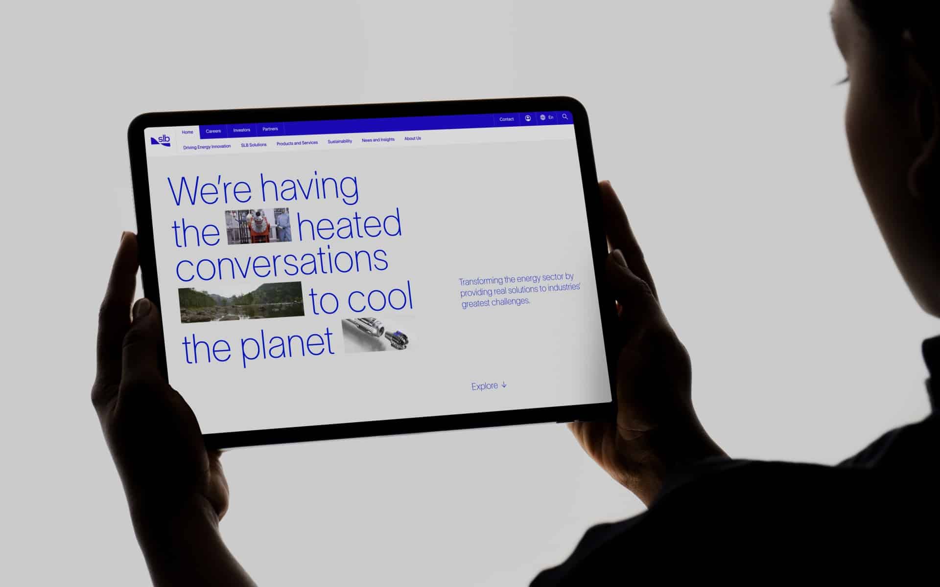 Microsite landing page