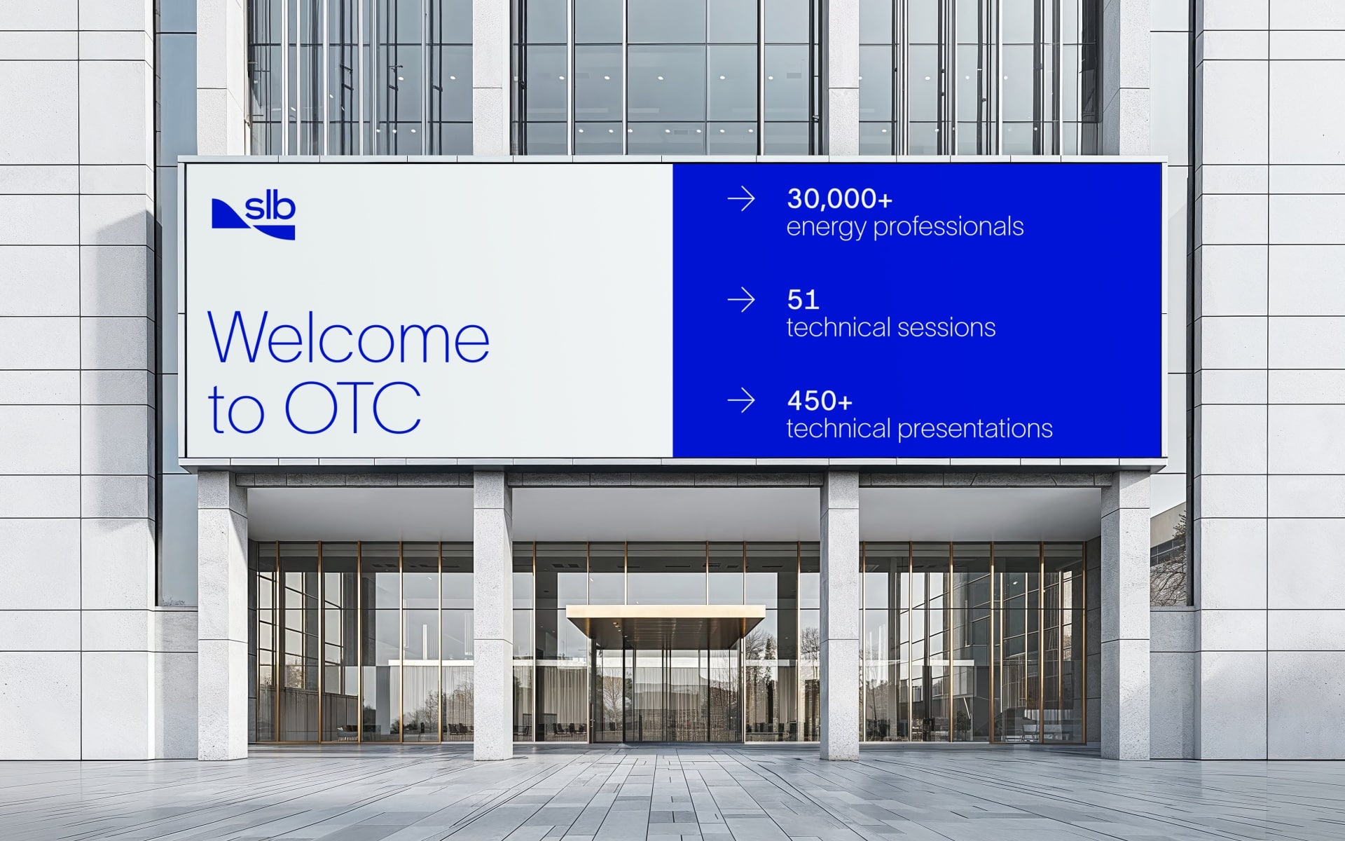 Event welcome screen 