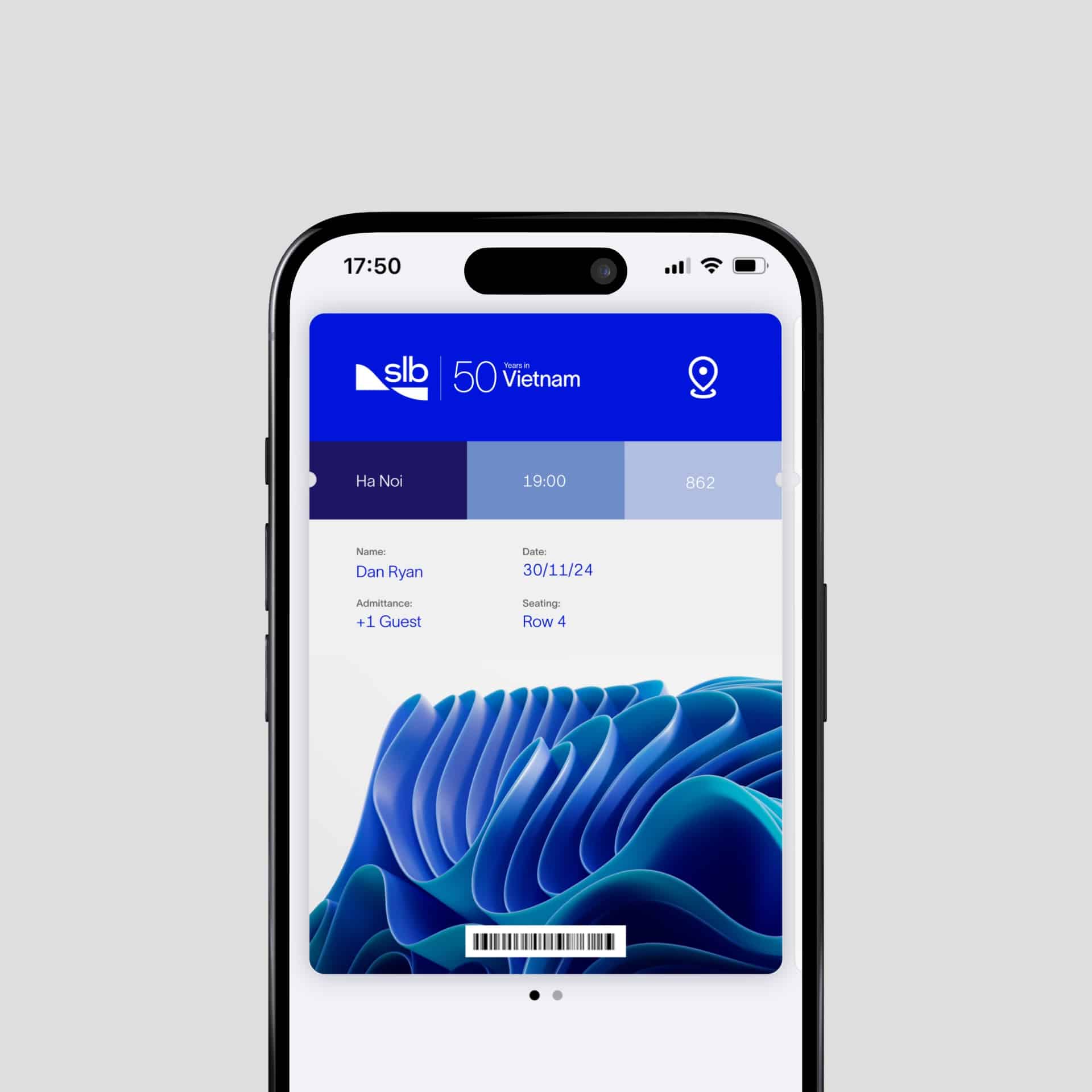 Digital event ticket